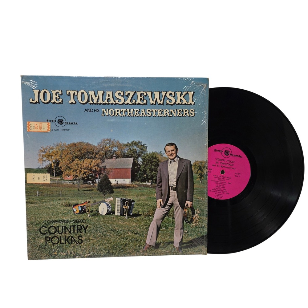 Joe Tomaszewski and his Northeasterners Country Polkas Vinyl LP Studio 5 *